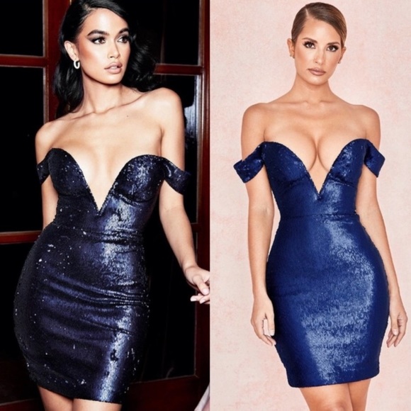 House of CB Dresses & Skirts - House of CB Dante Sequin Dress SZ L NWT